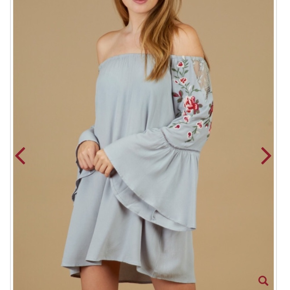 Altar’d state flower embroidered dress